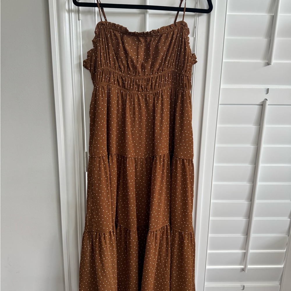 Madewell Polka Dot Maxi Dress